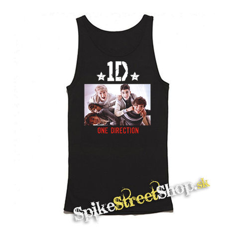 ONE DIRECTION - Star - Mens Vest Tank Top - čierne tielko