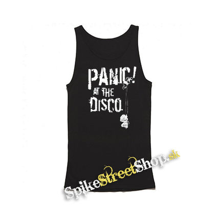 PANIC AT THE DISCO - Mens Vest Tank Top - čierne tielko