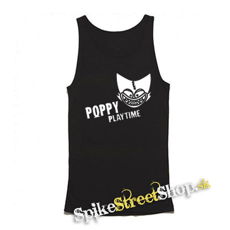 POPPY PLAYTIME - Logo Teeth Smile Motive 2 - Mens Vest Tank Top - čierne tielko