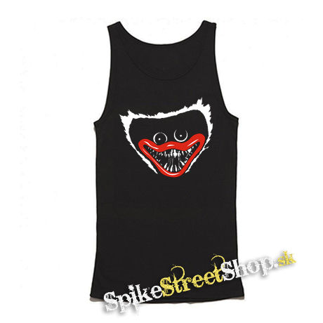 POPPY PLAYTIME - Smile - Mens Vest Tank Top - čierne tielko