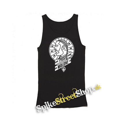 POST MALONE - Diamond Portrait - Mens Vest Tank Top - čierne tielko