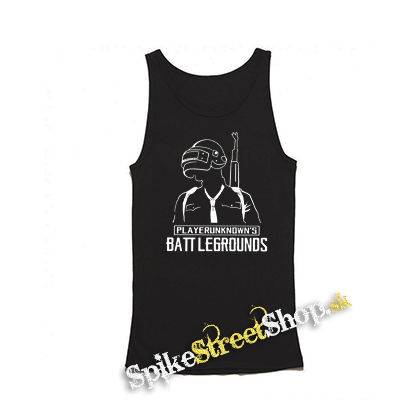 PUBG - Crest - Mens Vest Tank Top - čierne tielko