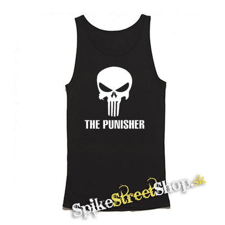 PUNISHER - Logo - Mens Vest Tank Top - čierne tielko