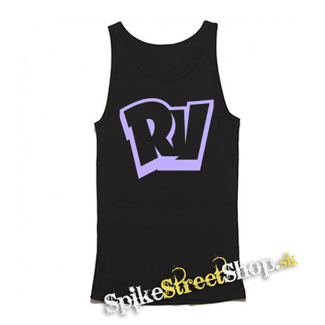RUMBLEVERSE - Logo CREST - Mens Vest Tank Top - čierne tielko
