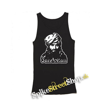 SANDOKAN - The Tiger Of Malaysia - Mens Vest Tank Top - čierne tielko