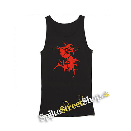 SEPULTURA - Red Logo - Mens Vest Tank Top - čierne tielko