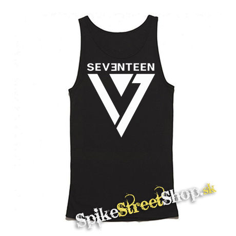 SEVENTEEN - Logo - Mens Vest Tank Top - čierne tielko