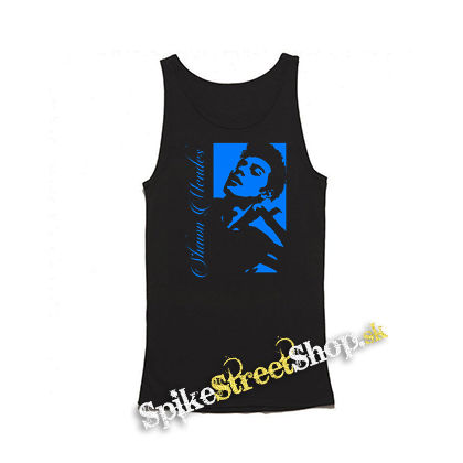 SHAWN MENDES - My Darling Blue - Mens Vest Tank Top - čierne tielko