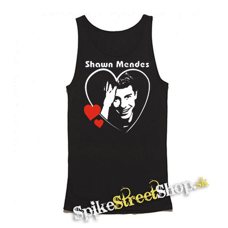 SHAWN MENDES - My Sweetheart - Mens Vest Tank Top - čierne tielko