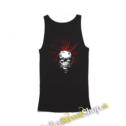 SKULL RAYS - Mens Vest Tank Top - čierne tielko