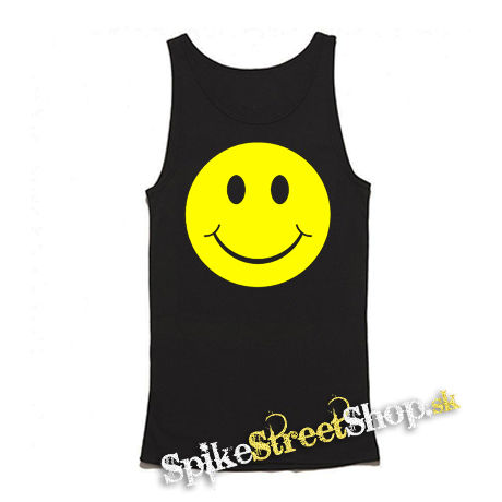 SMAJLÍK - Mens Vest Tank Top - čierne tielko