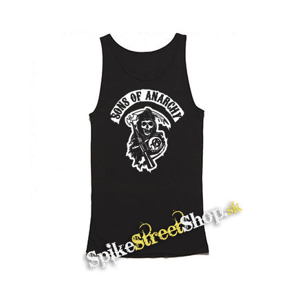 SONS OF ANARCHY - Reaper - Mens Vest Tank Top - čierne tielko