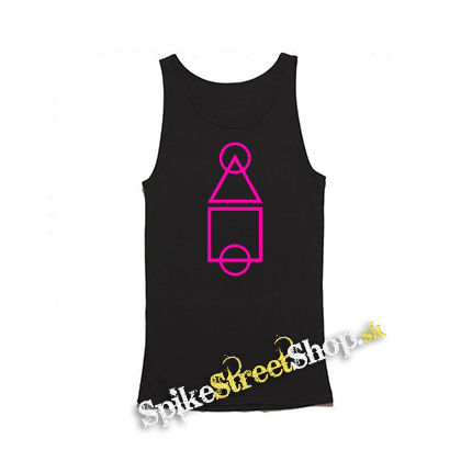 SQUID GAME - Essential - Mens Vest Tank Top - čierne tielko