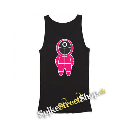 SQUID GAME - Character - Mens Vest Tank Top - čierne tielko
