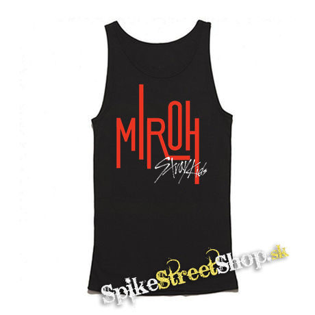 STRAY KIDS - Logo MIROH - Mens Vest Tank Top - čierne tielko