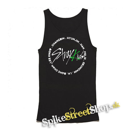 STRAY KIDS - Oddinary Circle Names - Mens Vest Tank Top - čierne tielko