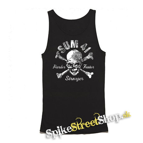 SUM 41 - Skull & Bones - Mens Vest Tank Top - čierne tielko