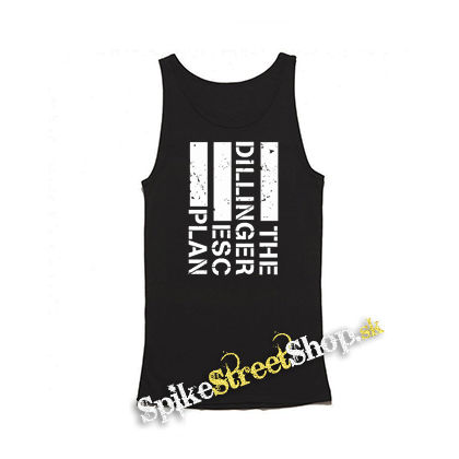 THE DILLINGER ESCAPE PLAN - Logo - Mens Vest Tank Top - čierne tielko