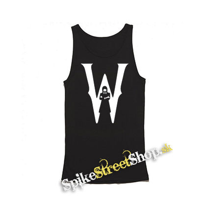 WEDNESDAY - Addams Nevermore Portrait - Mens Vest Tank Top - čierne tielko
