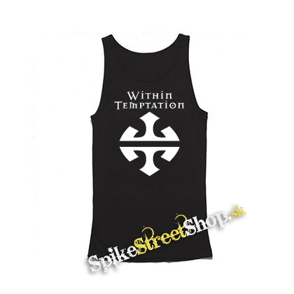 WITHIN TEMPTATION - Logo - Mens Vest Tank Top - čierne tielko
