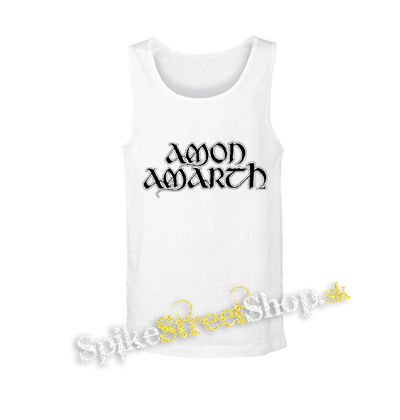AMON AMARTH - Logo - biele pánske tielko
