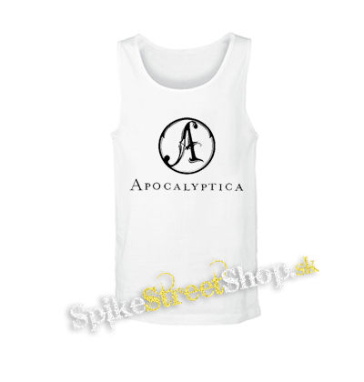 APOCALYPTICA - Logo Crest - biele pánske tielko