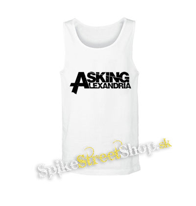 ASKING ALEXANDRIA - Logo - biele pánske tielko