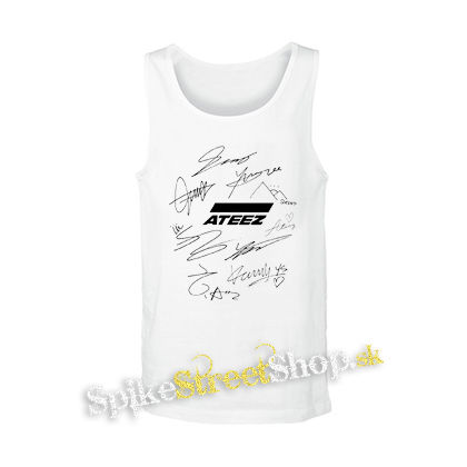 ATEEZ - Logo & Signature - biele pánske tielko