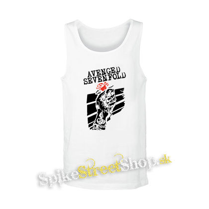 AVENGED SEVENFOLD - Rose - biele pánske tielko