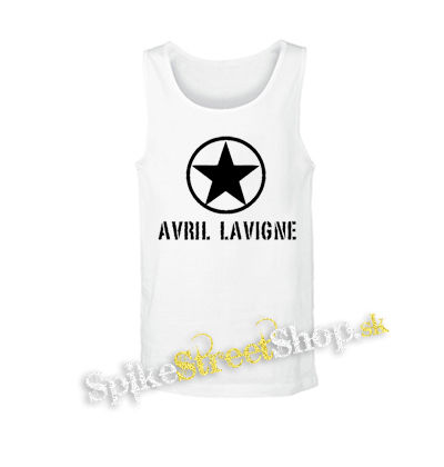 AVRIL LAVIGNE - Logo Punkrock Star - biele pánske tielko