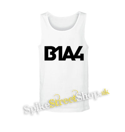 B1A4 - Logo - biele pánske tielko