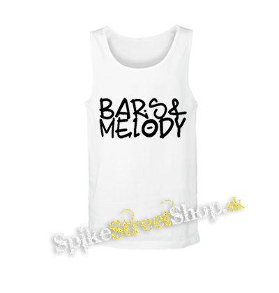 BARS & MELODY - Logo - biele pánske tielko