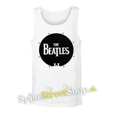 BEATLES - Drum Logo - biele pánske tielko