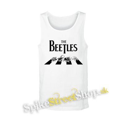 BEETLES - biele pánske tielko