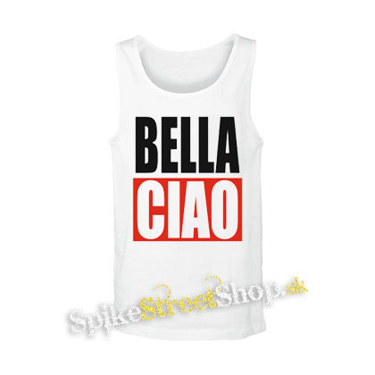BELLA CIAO - biele pánske tielko