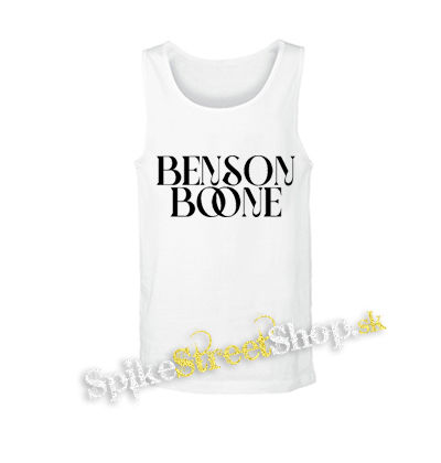 BENSON BOONE - Logo Singer - biele pánske tielko