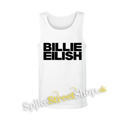 BILLIE EILISH - Logo Bold - biele pánske tielko