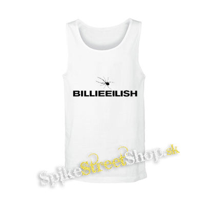 BILLIE EILISH - Logo Spider - biele pánske tielko