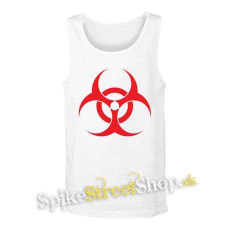 BIOHAZARD - Red Sign - biele pánske tielko