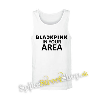 BLACKPINK - In Your Area - biele pánske tielko