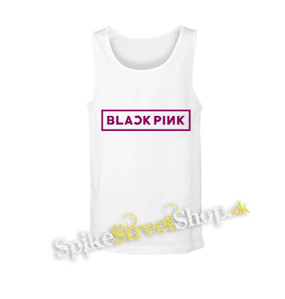 BLACKPINK - Logo Pink - biele pánske tielko