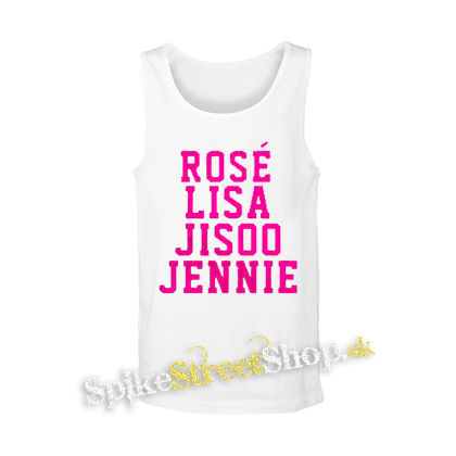 BLACKPINK - Names - biele pánske tielko