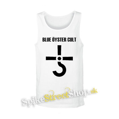 BLUE OYSTER CULT - Logo Crest - biele pánske tielko