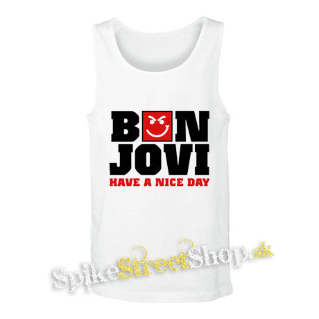 BON JOVI - Have A Nice Day - biele pánske tielko