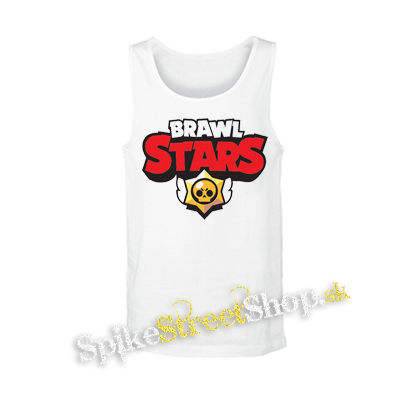 BRAWL STARS - Gold Logo - biele pánske tielko