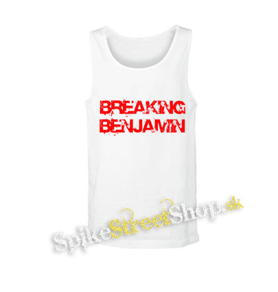 BREAKING BENJAMIN - Red Logo Motive 2 - biele pánske tielko