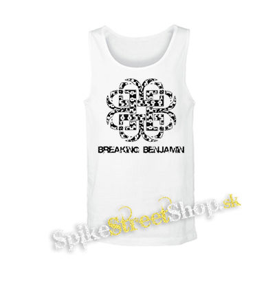 BREAKING BENJAMIN - White Logo - biele pánske tielko