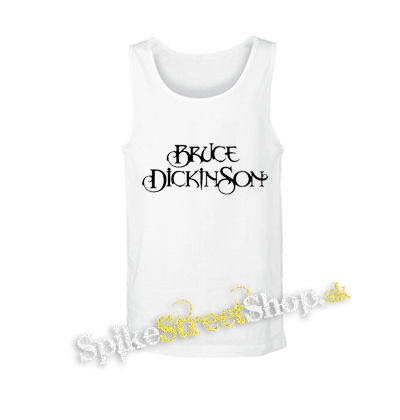BRUCE DICKINSON - Logo - biele pánske tielko