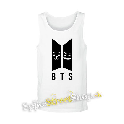 BTS - Emoji BT21 Logo - biele pánske tielko