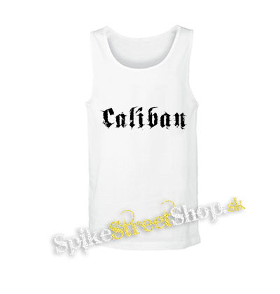 CALIBAN - Logo - biele pánske tielko